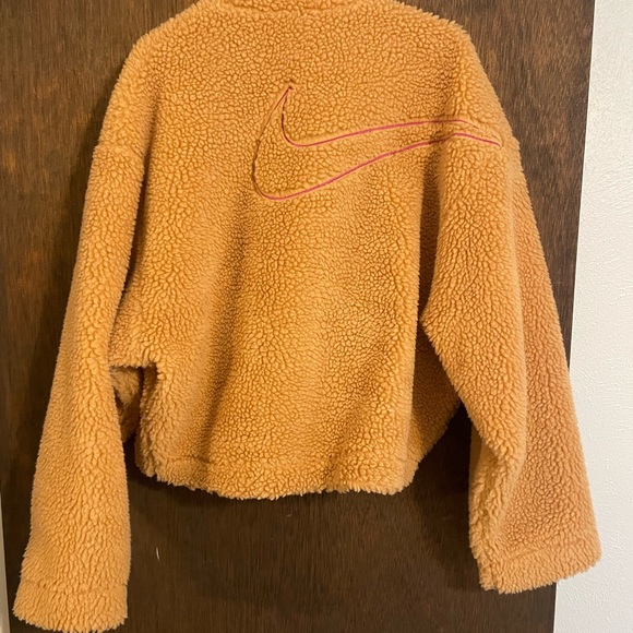 Nike Sherpa Jacket - Mustard and Pink - Picture 2 of 5